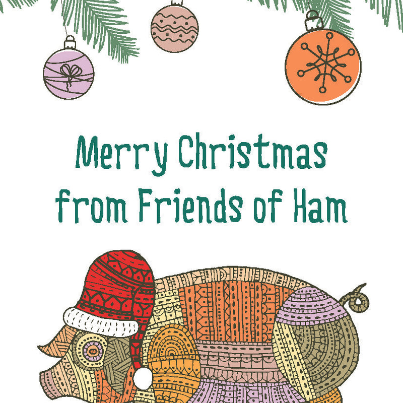 Christmas Pig at Friends of Ham