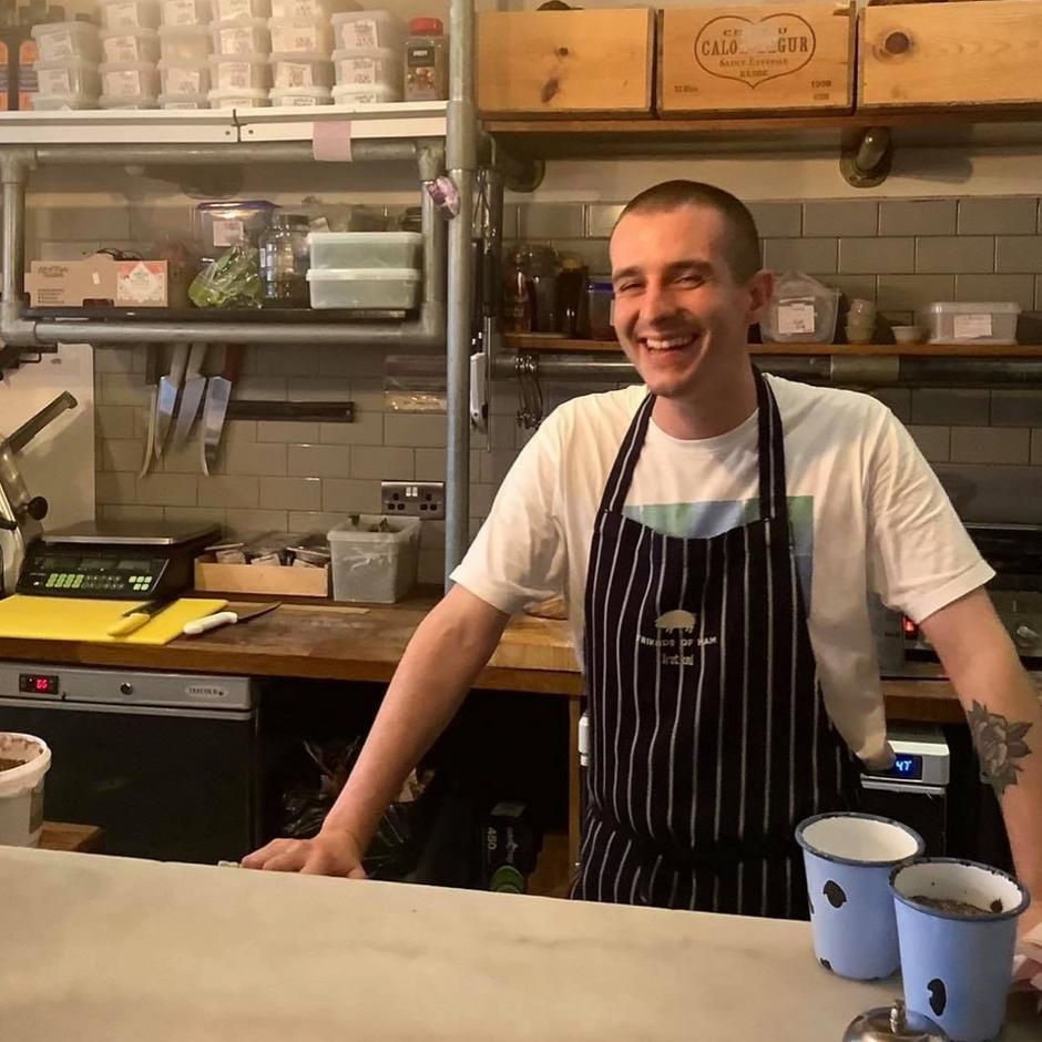 Ollie kitchen manager at friends of ham leeds