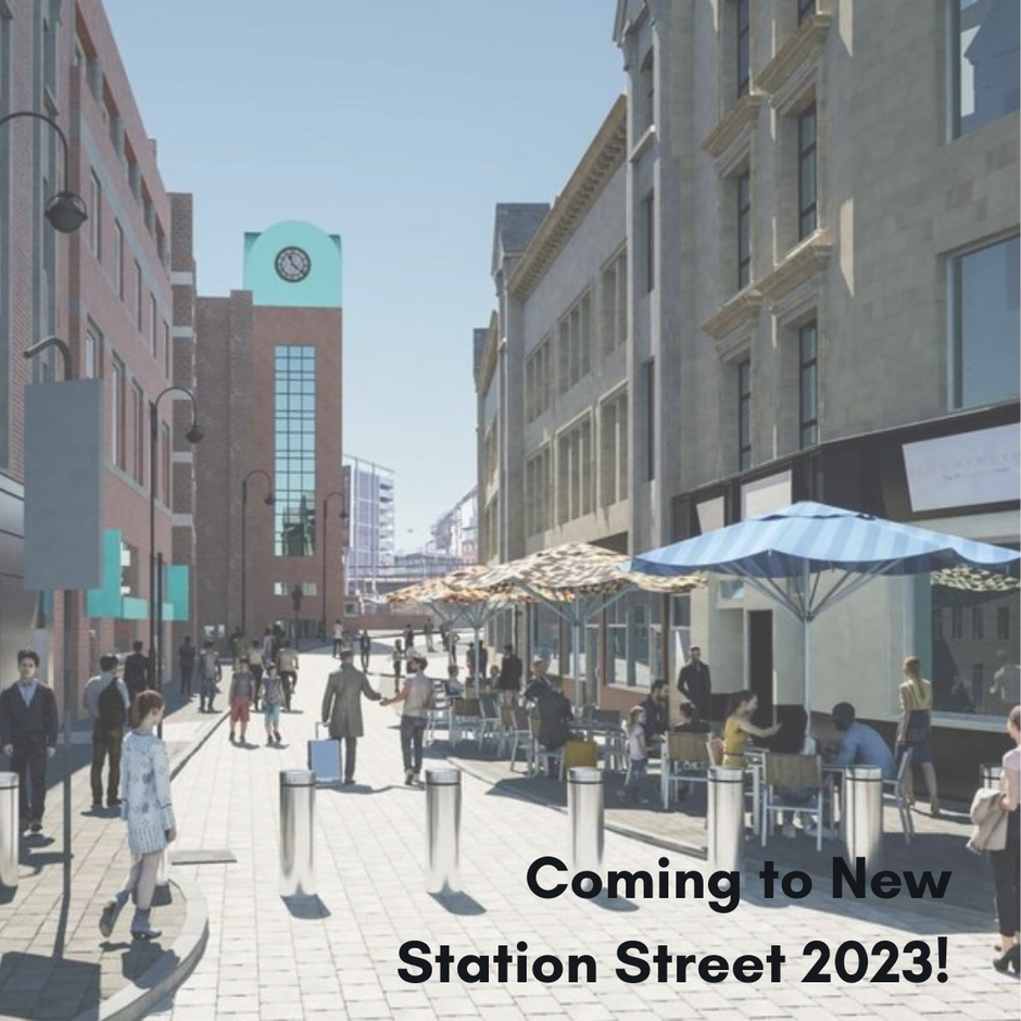 leeds city railway station improvements for 2023 and changes to new station street