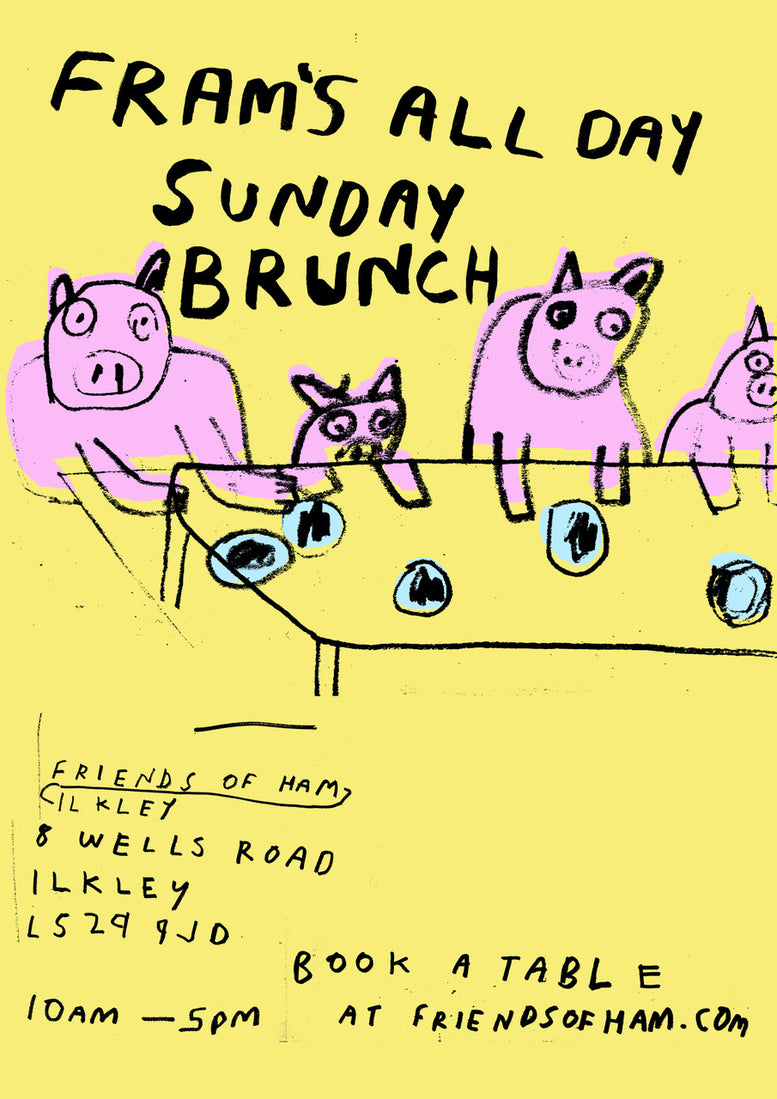 friends of ham ilkley all day sunday brunch on 9th june